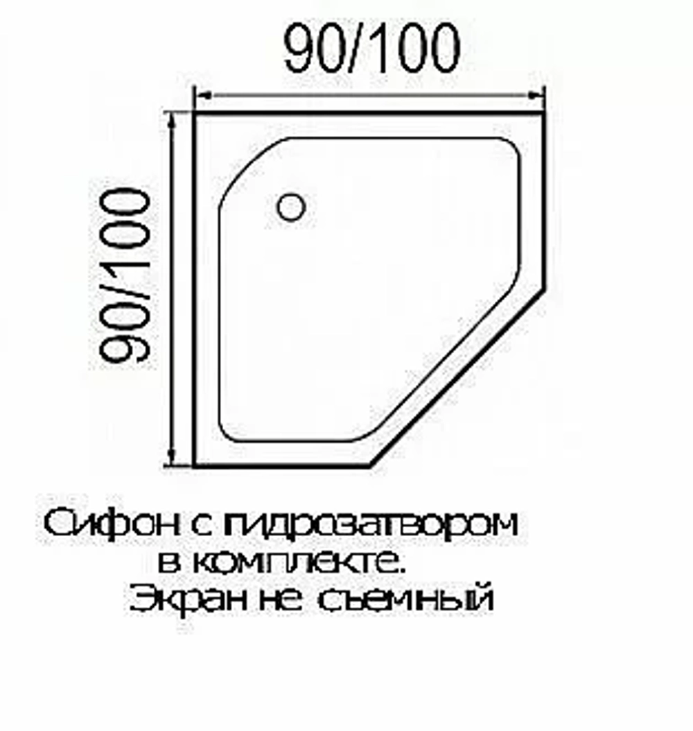 Душевая кабина RIVER PENTA 90