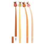 Ручка шариковая, Basir, синие чернила, серия "Капибара", гибкий корпус с фигуркой, 48 шт