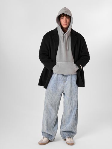 Голубые фактурные джинсы CITY