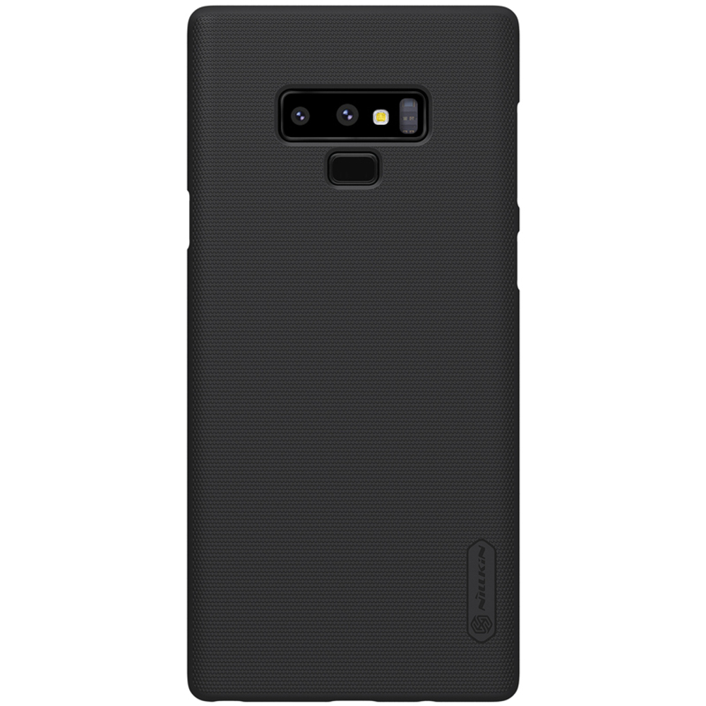 Тонкий жесткий чехол черного цвета от Nillkin для Samsung Galaxy Note 9, серия Super Frosted Shield