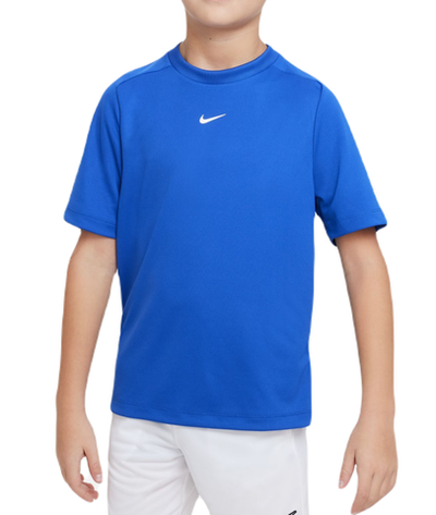 Футболка для мальчика теннисная Nike Dri-Fit Multi+ Training Top - game royal/white