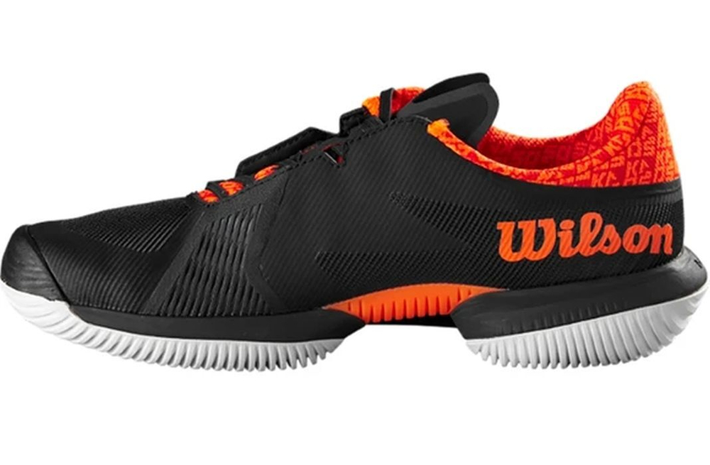 Мужские кроссовки теннисные Wilson Kaos Swift 1.5 - black/phantom/orange