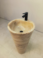 Раковина напольная из оникса Yellow ON-61357 (45*45*90)