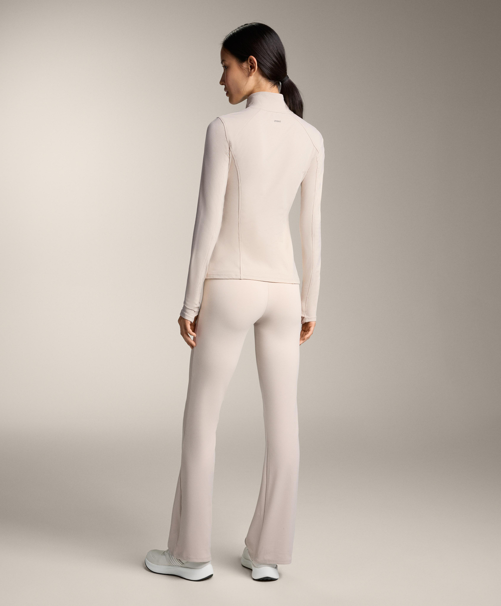 Oysho Легкая теплая куртка, светлый серо-коричневый