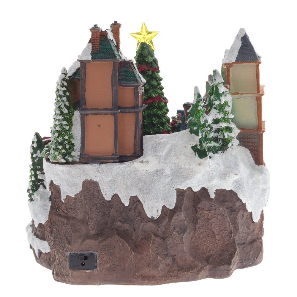 GAEM Фигурка декоративная "Рождество" (4 мелодии, подсвет, движ, 3xAA н/п, +USB), L27,5 W26 H29 см