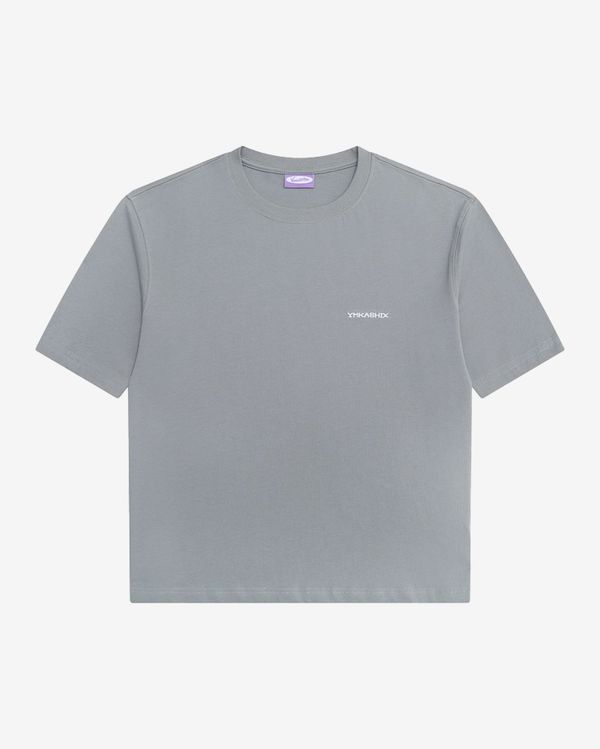 Футболка 8-bit outline серая - фото 1