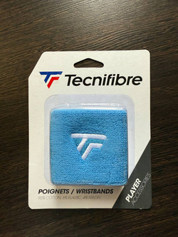 TECNIFIBRE WRISTBAND AZUR 2023 2P (Напульсник узкий) х2
