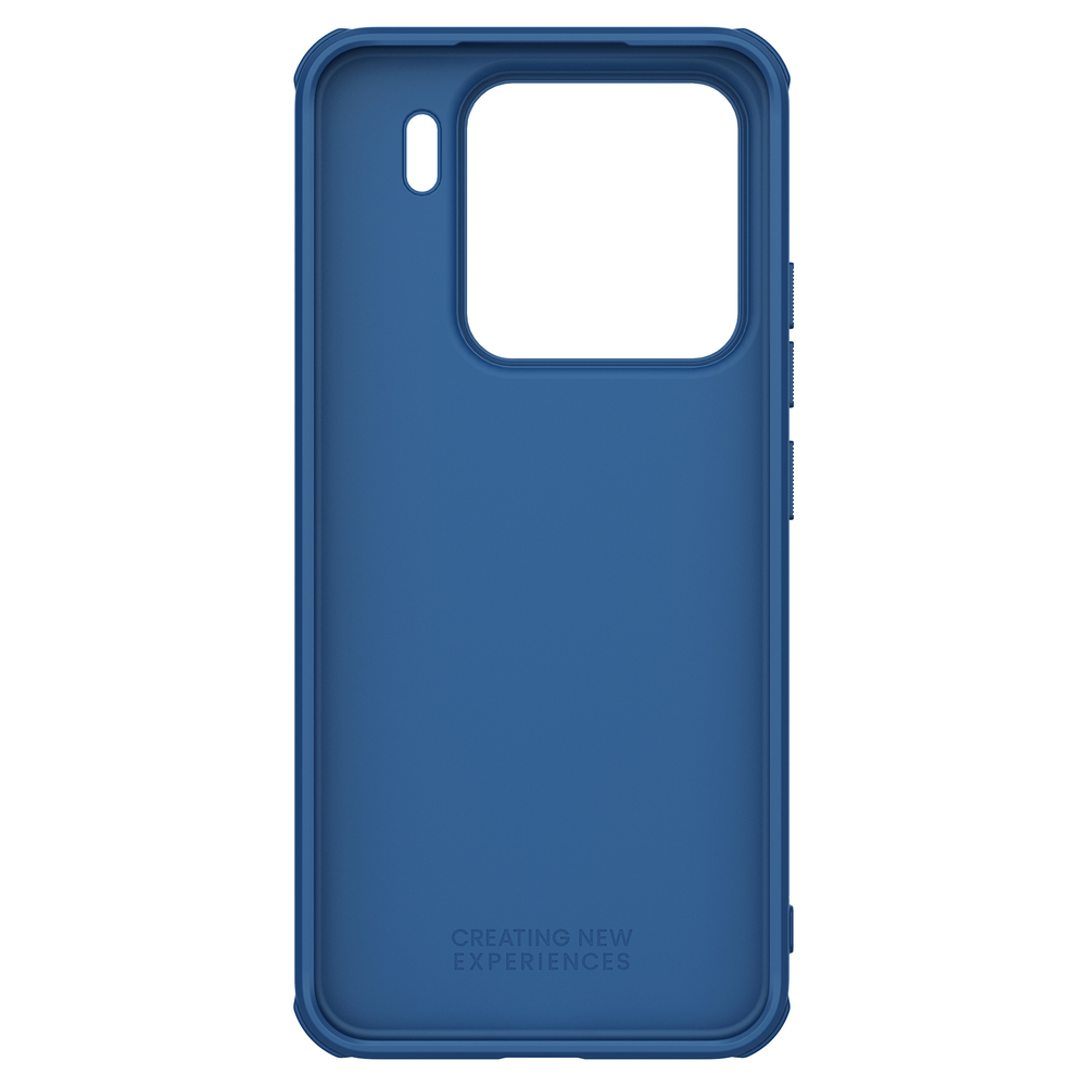 Усиленный чехол синего цвета от Nillkin для смартфона Xiaomi 15, серия Super Frosted Shield Pro