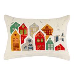 Чехол на подушку snowy village из коллекции new year essential