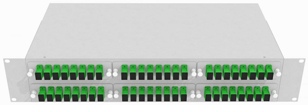 Кросс оптический стоечный  TopLAN КРС-Top-2U-48SC/A-OS2-GY