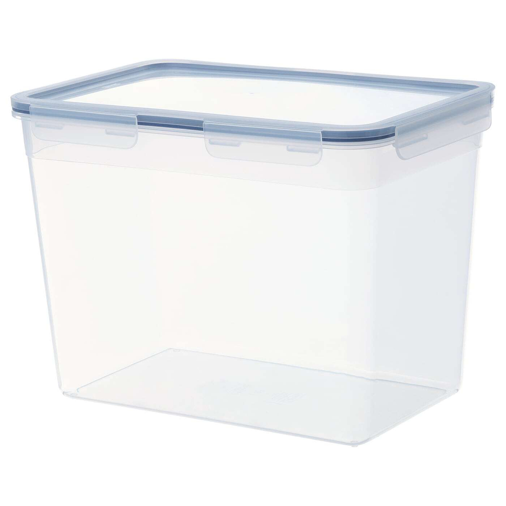 IKEA 365+ Контейнер для продуктов с крышкой, прямоугольный/пластик, 10,6 л