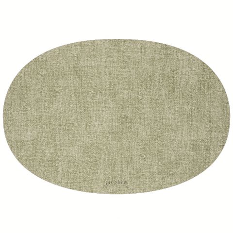 Салфетка подстановочная овальная двухсторонняя fabric, мятная