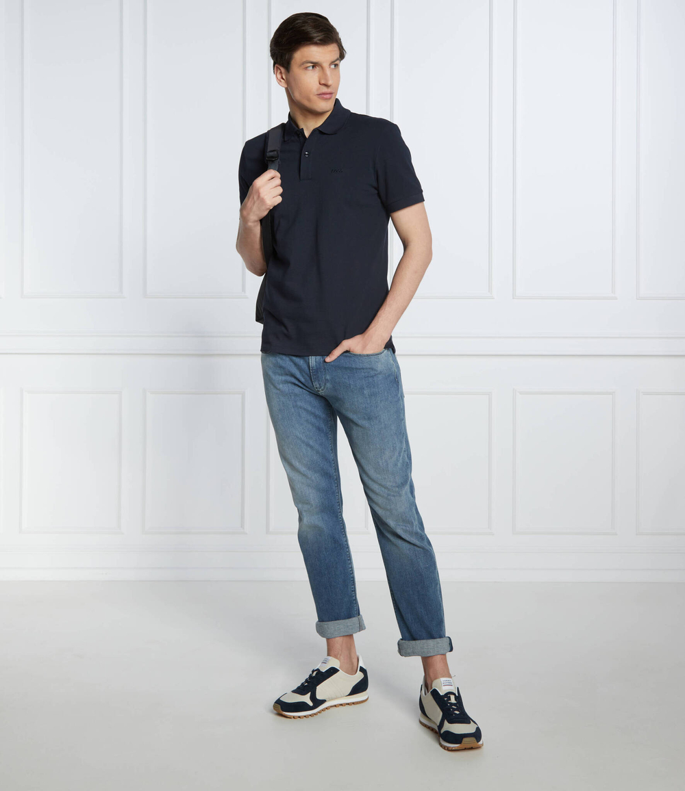 поло pallas BOSS BLACK - темно-синий(50468362)