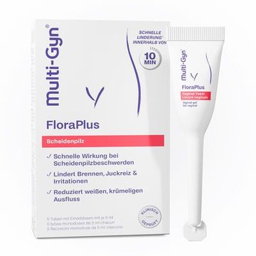 Multi-Gyn Flora Plus – быстрый эффект при симптомах вагинального дрожжевого грибка