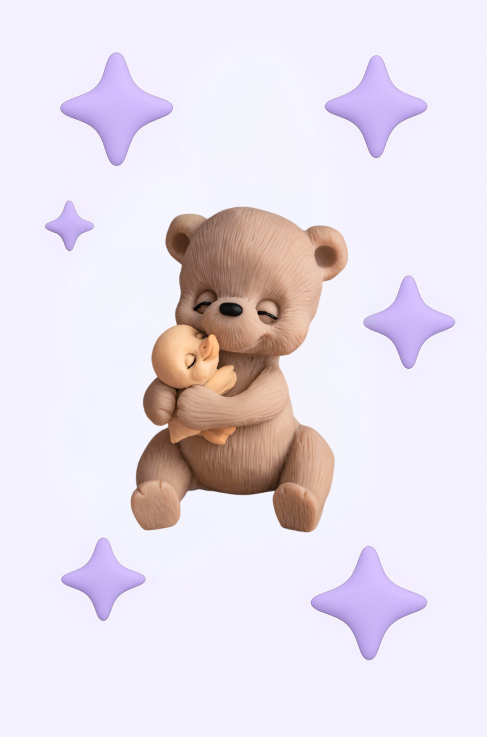 Фигурка из шоколада Медвежонок Тиша, 4,5*5*6 см