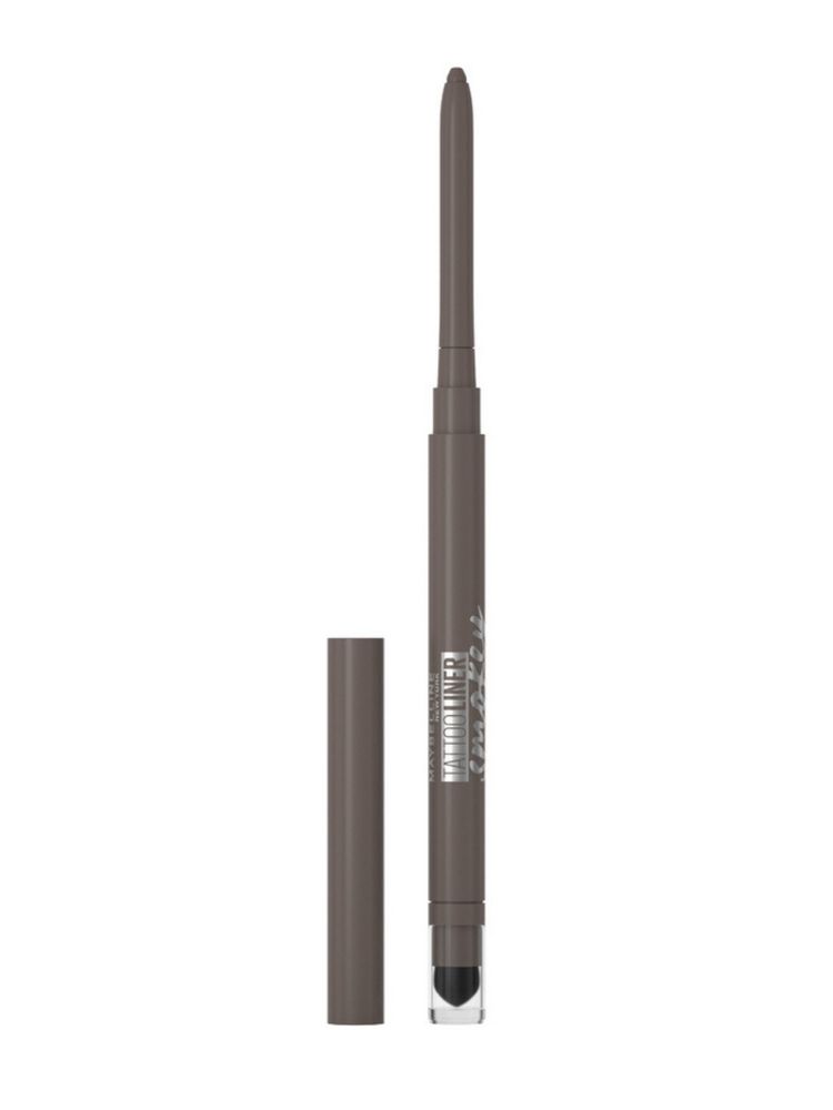 Maybelline Карандаш для глаз Tattoo Liner Smokey, гелевый, тон №020, Серый