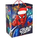 Пакет 31х40х11,5 см ламинат вертикальный, "С Новым годом!" (Disney)