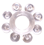 Эрекционное кольцо Rings Bubbles white 0112-30Lola