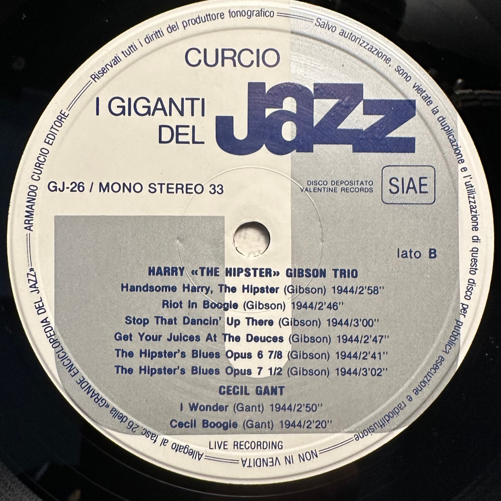 Сборник I Giganti Del Jazz Vol. 26 (Италия)