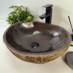 Раковина из речного камня RS-65222 48*41*15 0856