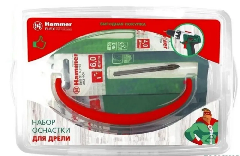251603 Набор оснастки для дрели (кейс) Hammer 251603
