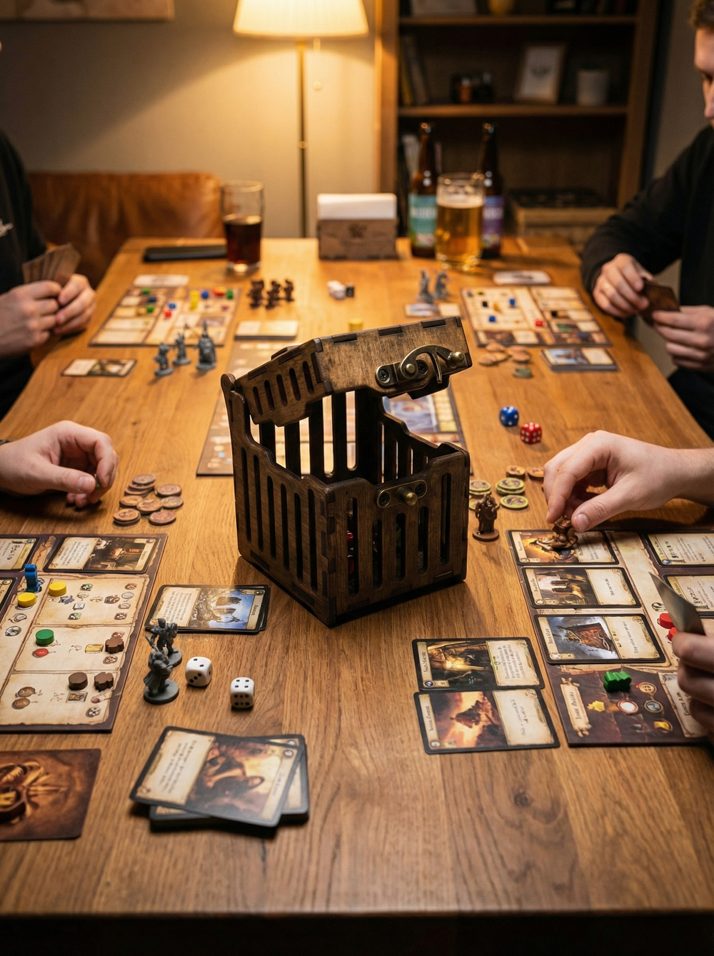 Шкатулка тюрьма для дайсов.