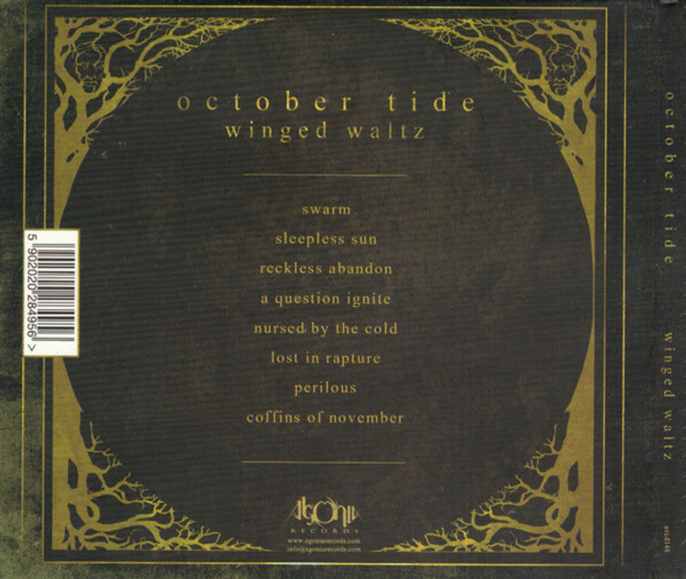 OCTOBER TIDE - Winged Waltz DIGIPAK CD, музыкальный компакт диск, KATATONIA