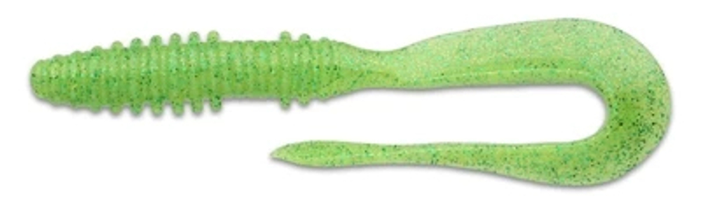 Приманка силиконовая Keitech Mad Wag 7" #424 Lime Chartreuse