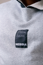 Худи Reg top with hoodie 175 Серая