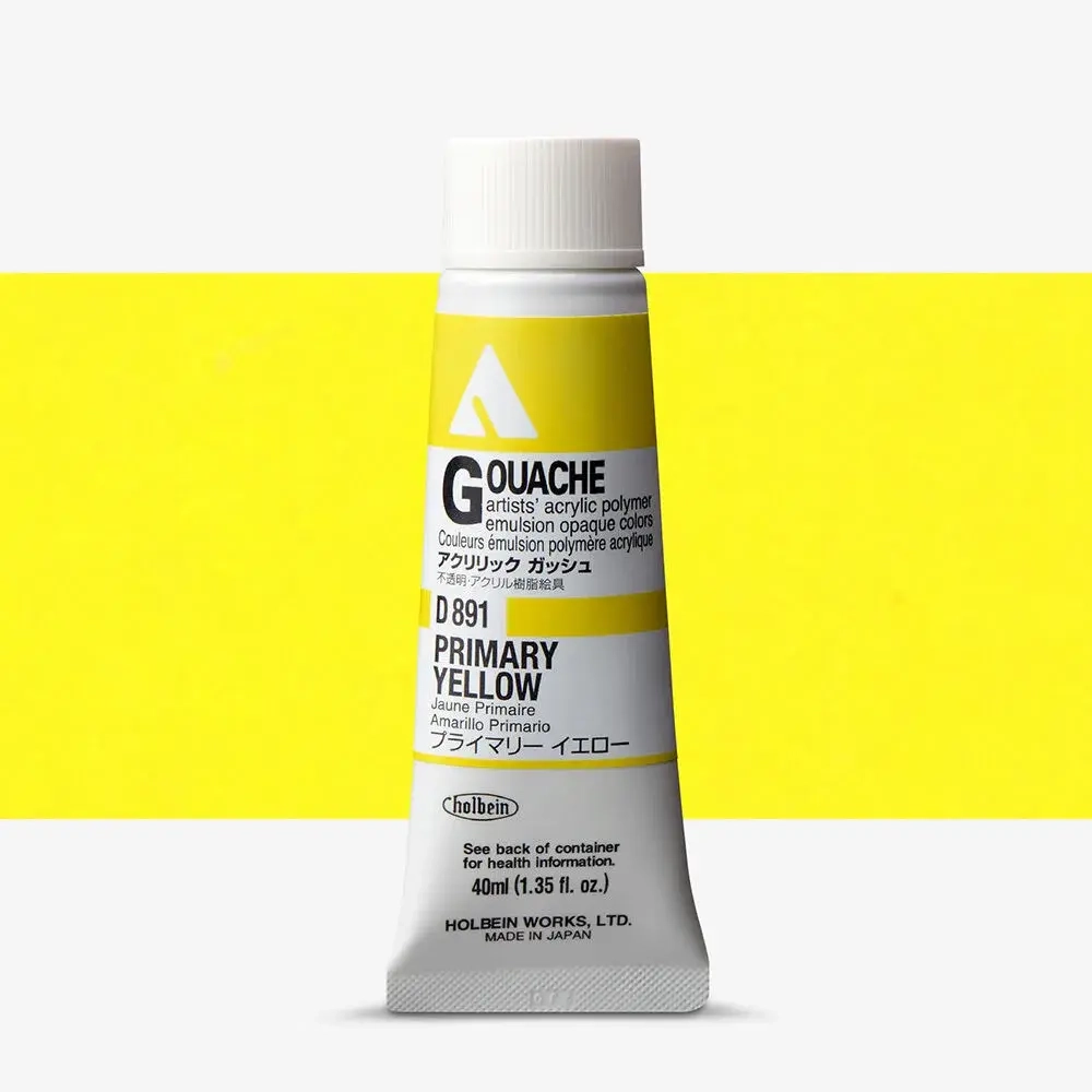 Holbein Acrylic Gouache 40 мл. 891 [А] Primary Yellow