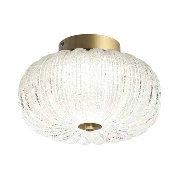 7720/24L PIKO LED SN 028 Светильник металл/стекло/прозрачный/золотой LED 24Вт 3000-6500K D300 IP20 пульт ДУ ANGELO