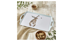 Поднос с ручками 48х29.5см Pimpernel Забавная фауна Зайка и пчела