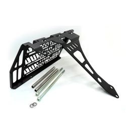 Radiator guard for Honda CRF250Rally (Rally250) (2017-2020). Stainless steel.