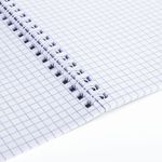 Тетрадь А5, 48 л., BRAUBERG ЭКО, гребень, клетка, обложка картон, АБСТРАКЦИЯ, 403053, 1шт