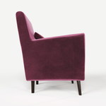 Кресло мягкое Грэйс Z-10 (Бордовый) на высоких ножках с подлокотниками в гостиную, офис, зону ожидания, салон красоты.