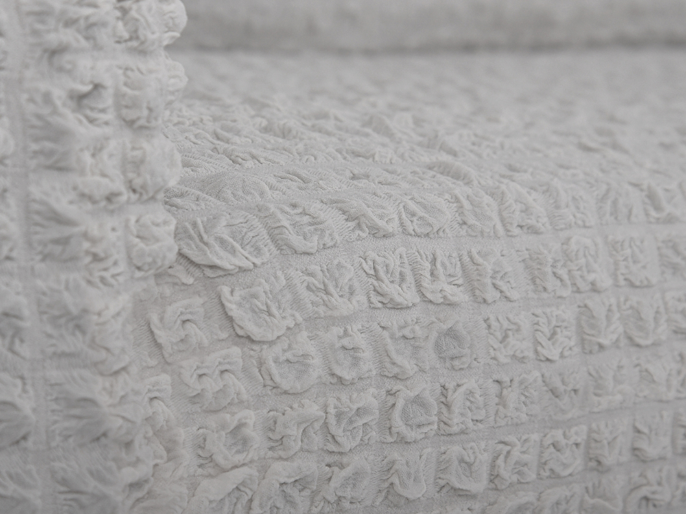 Комплект чехлов на диван и 2 кресла без оборки, цвет Слоновая кость