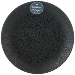 ТАРЕЛКА ЗАКУСОЧНАЯ BRONCO "MIDNIGHT" 20,5 СМ (МАЛ=2ШТ/КОР=48ШТ.)