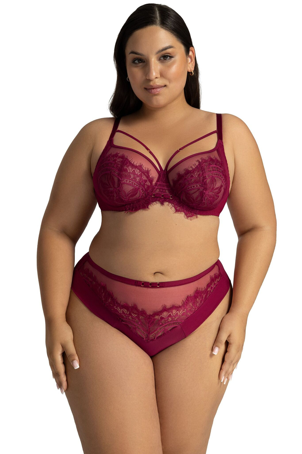 Бюстгальтер с мягкой чашкой Mystic (Размер: 75F) (Цвет: бордовый)