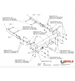 Фаркоп IMIOLA M.043 Mercedes M-Class w164 2005-2012, Mercedes ML-Class w166 2012-2015, Mercedes GLE-Class w166 2015-(паспорт и сертификат в комплекте)(без электрики)