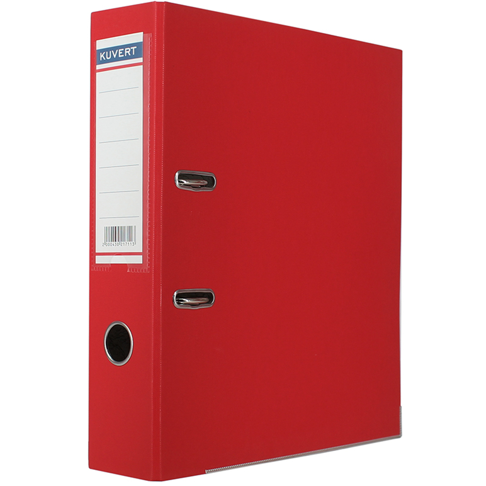 Папка-регистратор KUVERT А4, ширина корешка 72 мм, красная