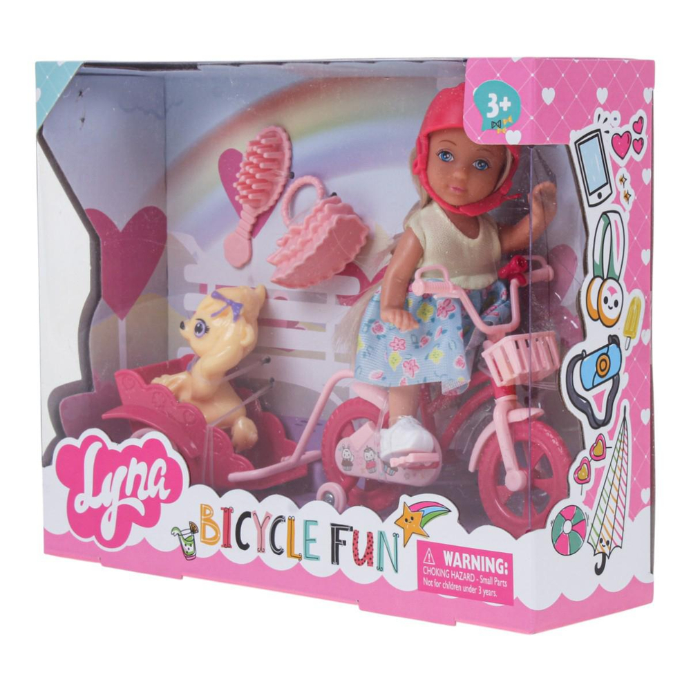 Кукла тип модница с аксесс. коробка 4606