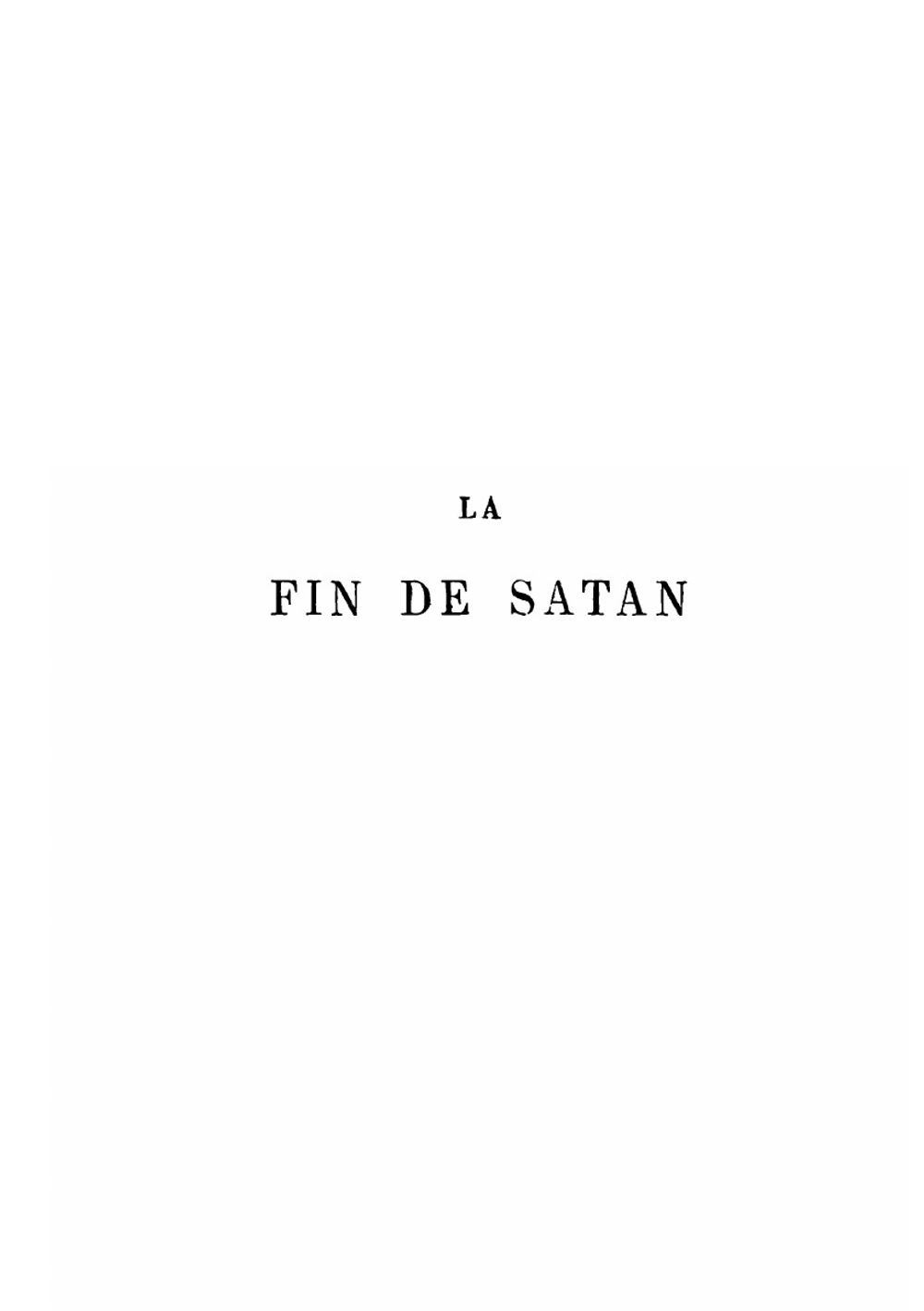 La fin de Satan | Victor Hugo