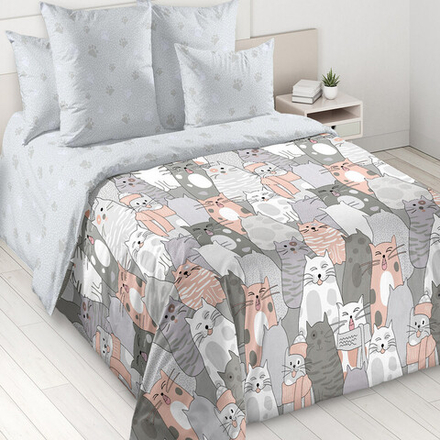 Комплект постельного белья "ВЛ. ФЕЛИКС", перкаль, 100% хлопок.