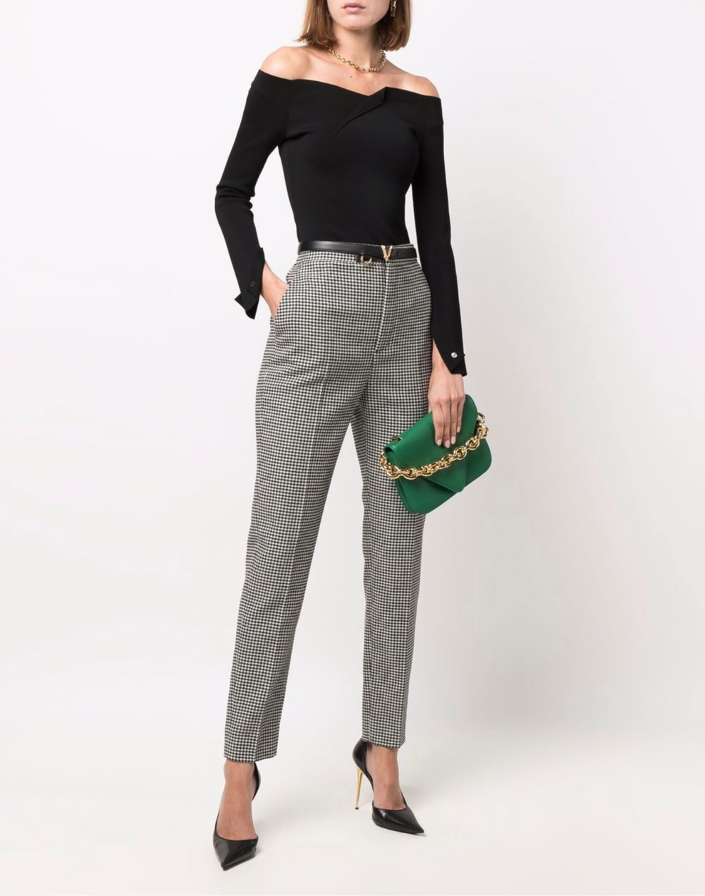 Брюки SAINT LAURENT