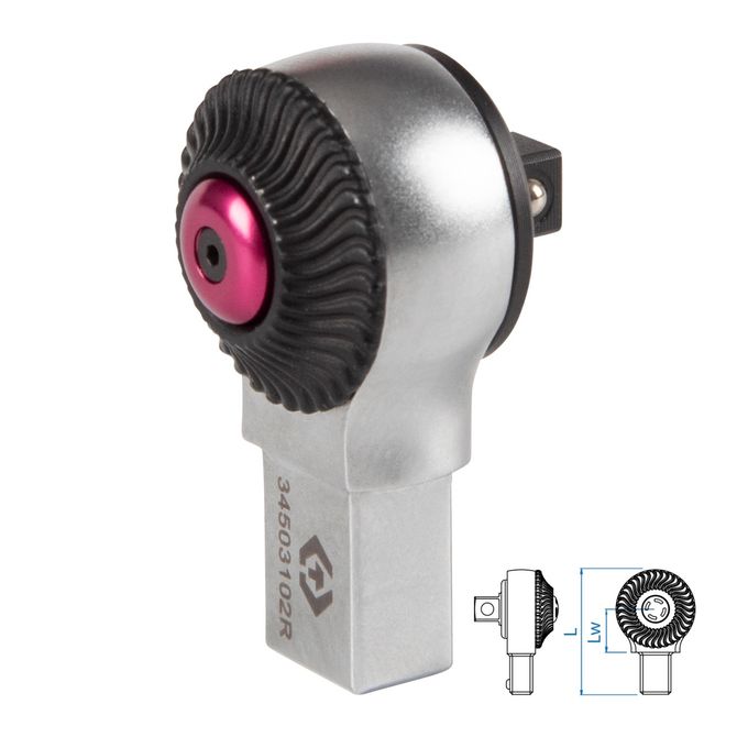 KING TONY (34503102R) Насадка трещоточная серии "FIT", 1/4", 9х12 мм