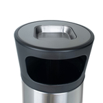 Урна уличная круглая, пепельница, JAH-2223, 25л