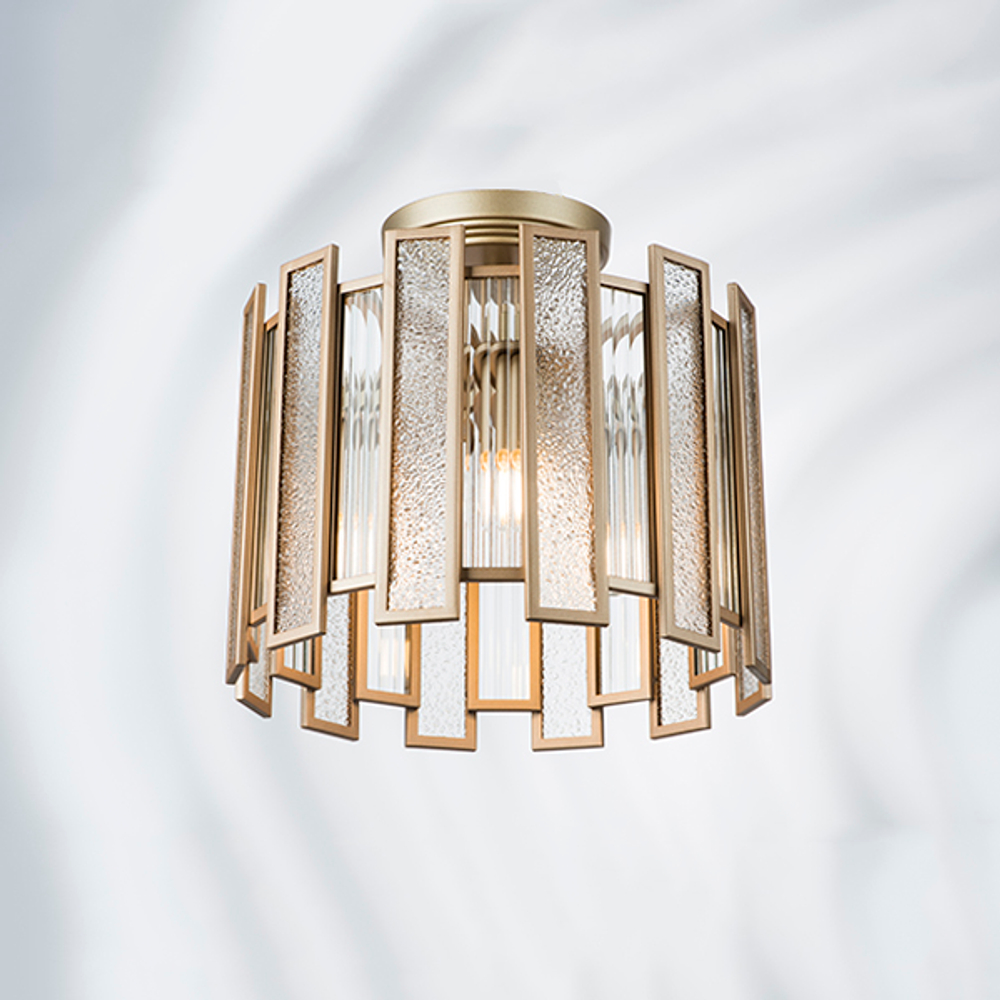 712042 Люстра AGAVE 3х40W E27 ШАМПАНЬ/ПРОЗРАЧНЫЙ