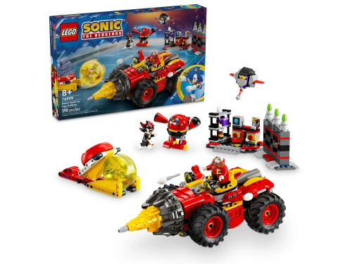 Конструктор LEGO Sonic the Hedgehog 76999 Super Sonic против Egg Drillster