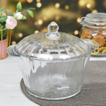 Кастрюля 2,2л стеклянная с крышкой, h11см, d22,5см, ВW-2200L