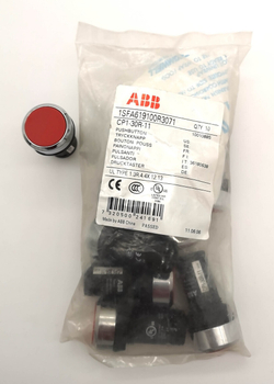 Кнопка красная без фиксации ABB CP1-30R-11, 1НО+1НЗ   1SFA619100R3071